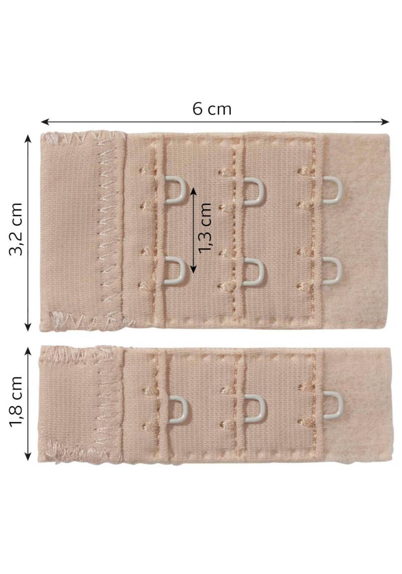 BH-Verlängerung in 1x caramel. 1x weiss, 1x schwarz von LASCANA