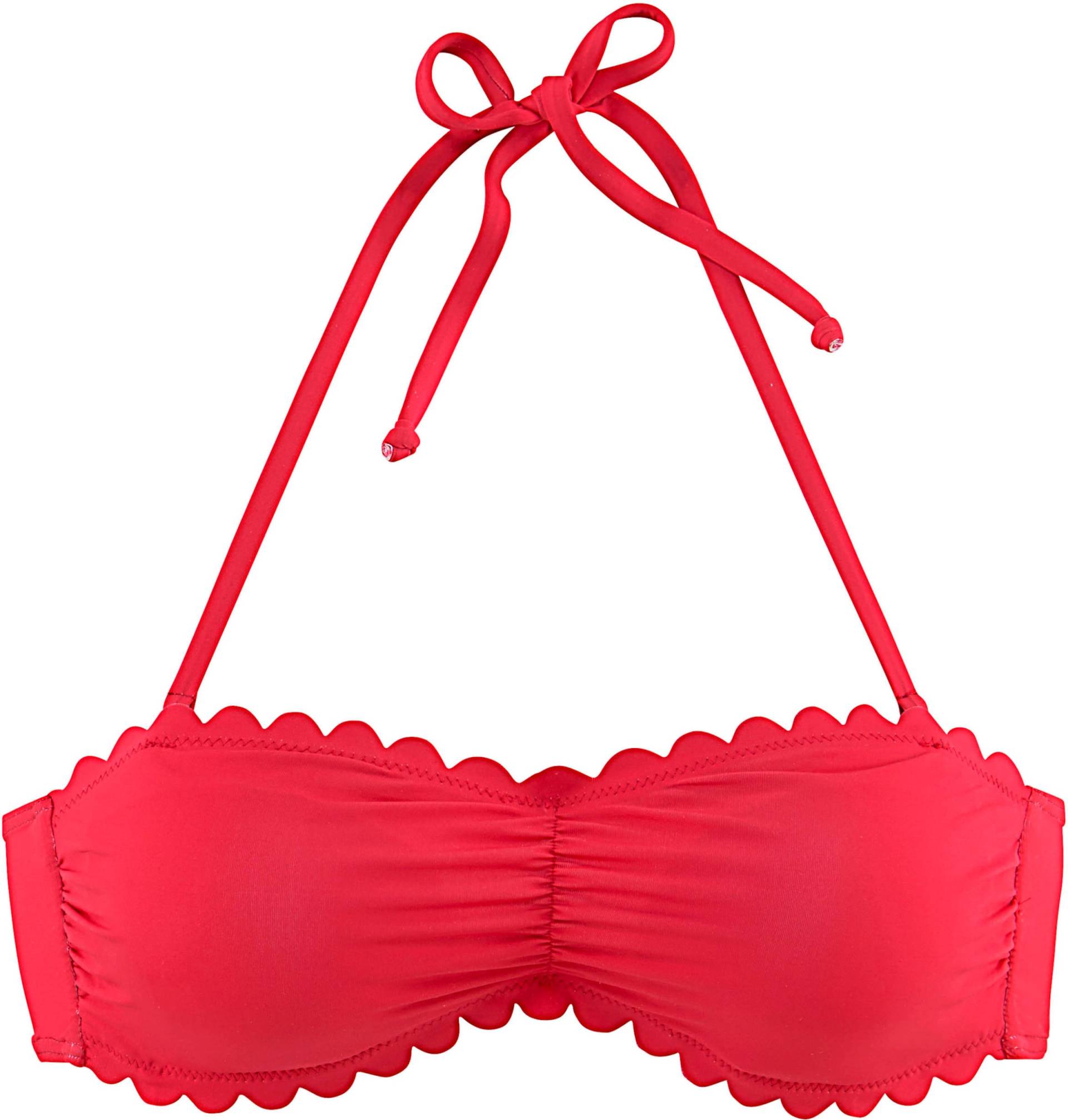 Bandeau-Bikini-Top in rot von LASCANA