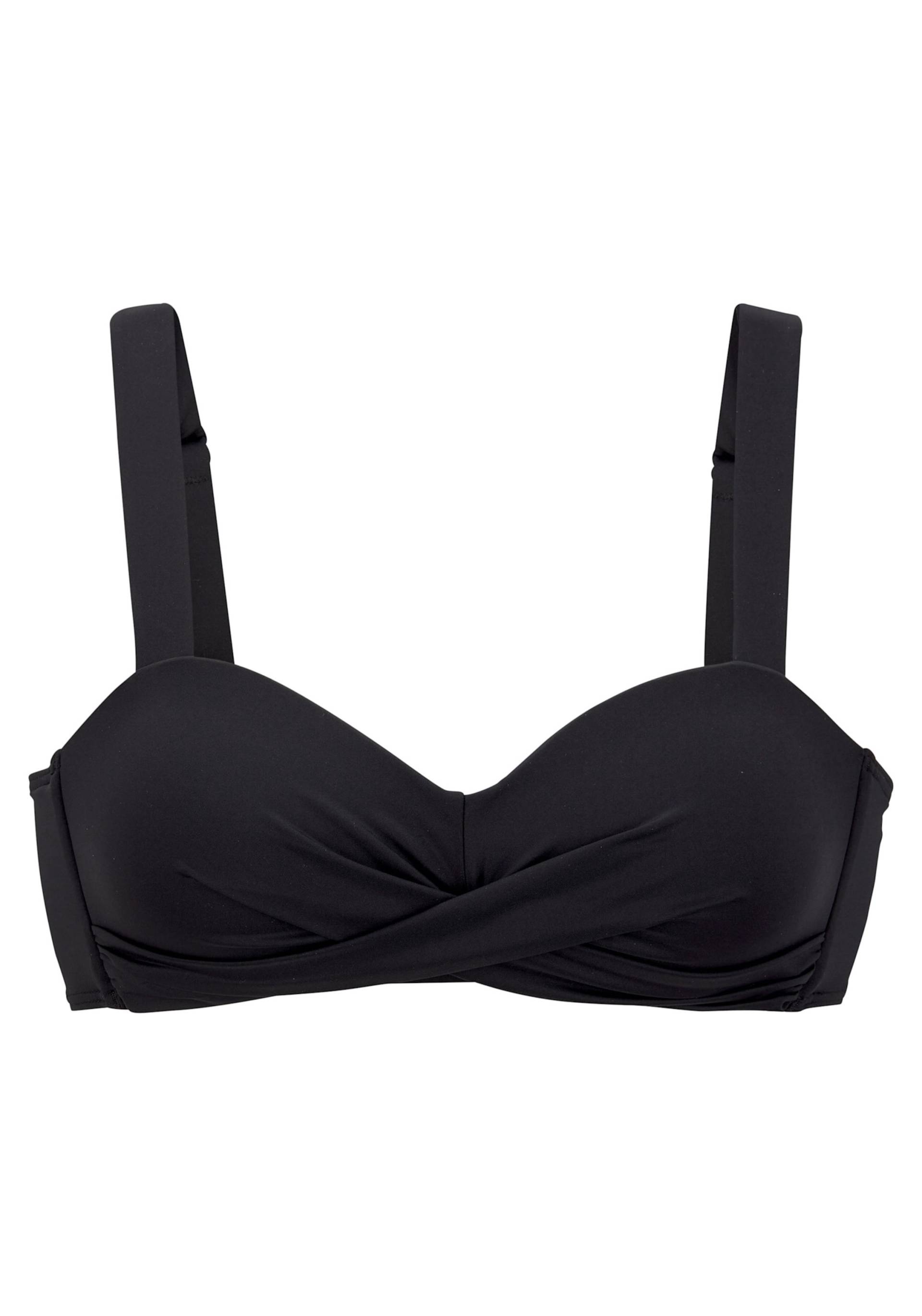 Bandeau-Bikini-Top in schwarz von LASCANA