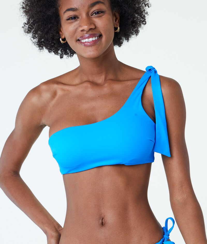 Bandeau sans armatures one-shoulder maillot de bain Bandeau sans armatures one-shoulder maillot de bain