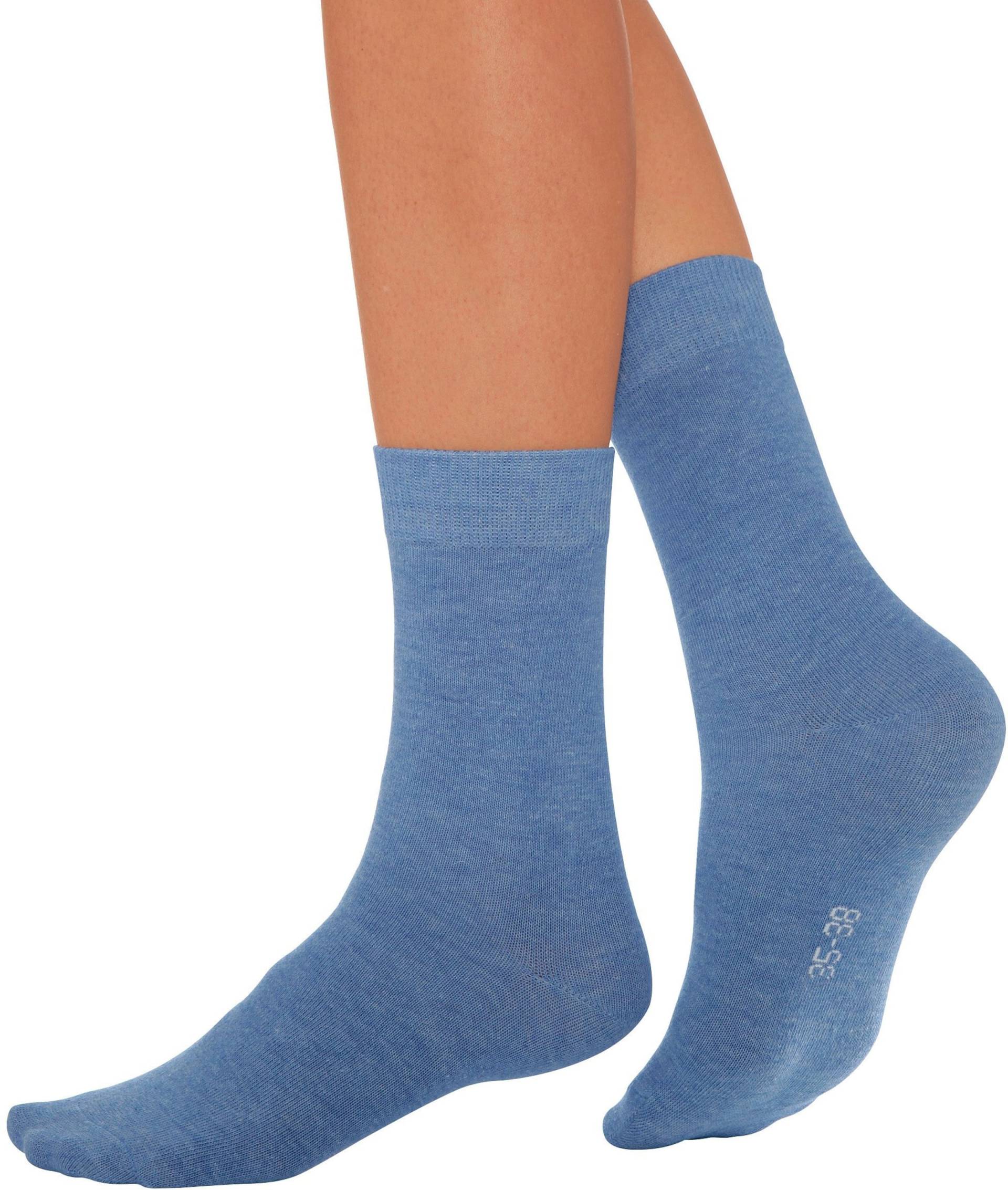 Basicsocken in jeans von Lavana