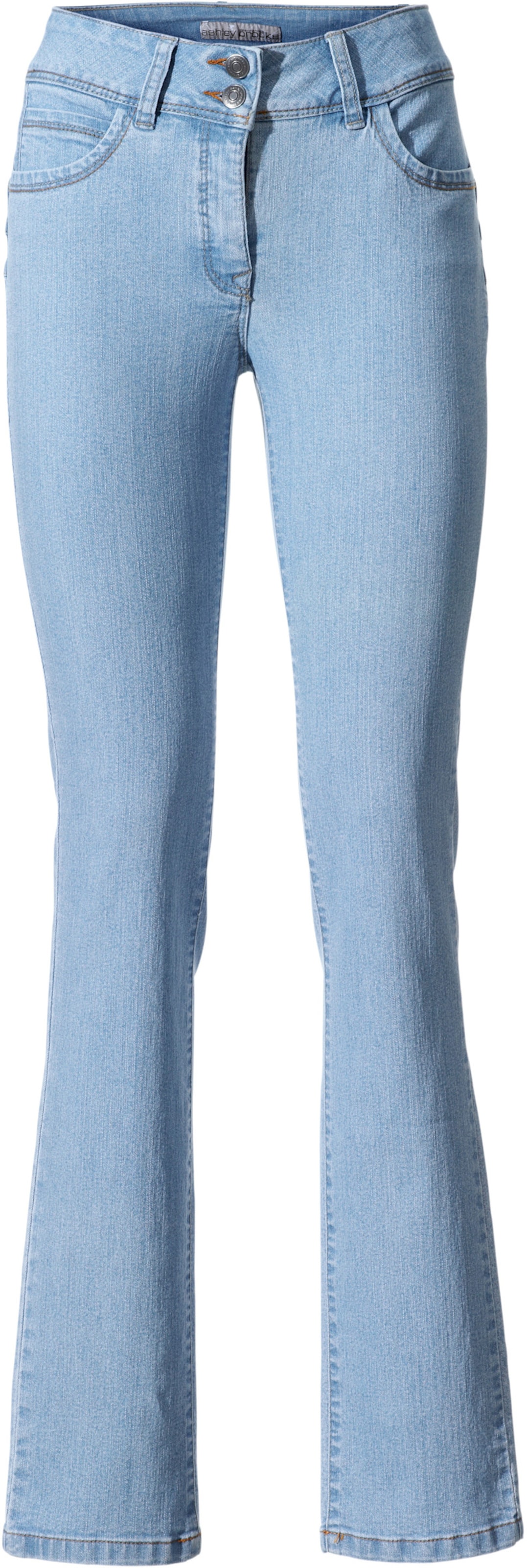 Bauchweg-Jeans in bleached von heine