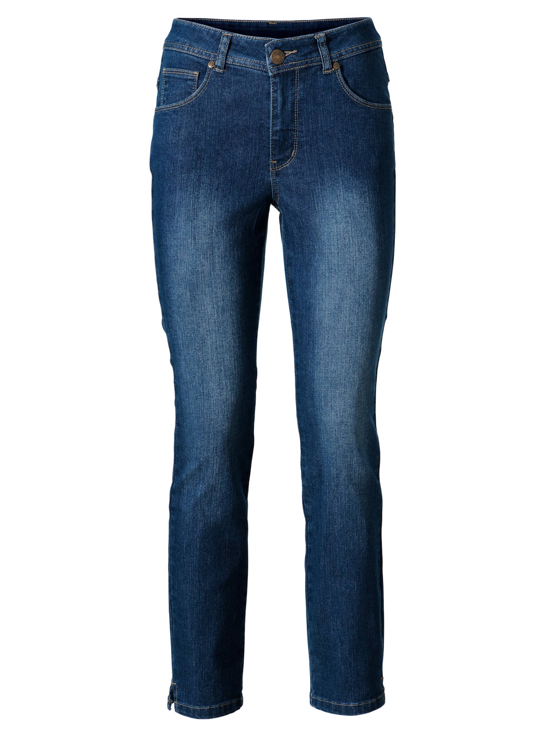 Bauchweg-Jeans in blue denim von heine