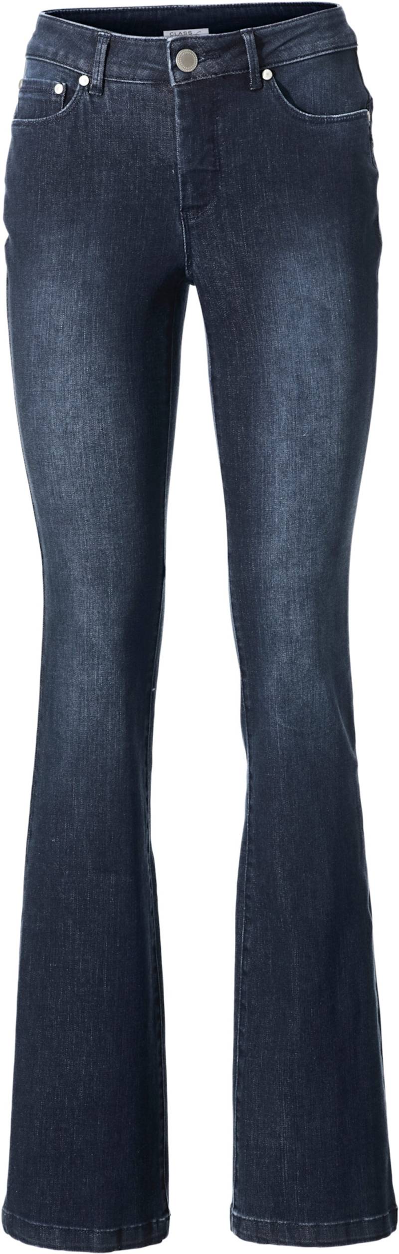 Bauchweg-Jeans in dark denim von heine