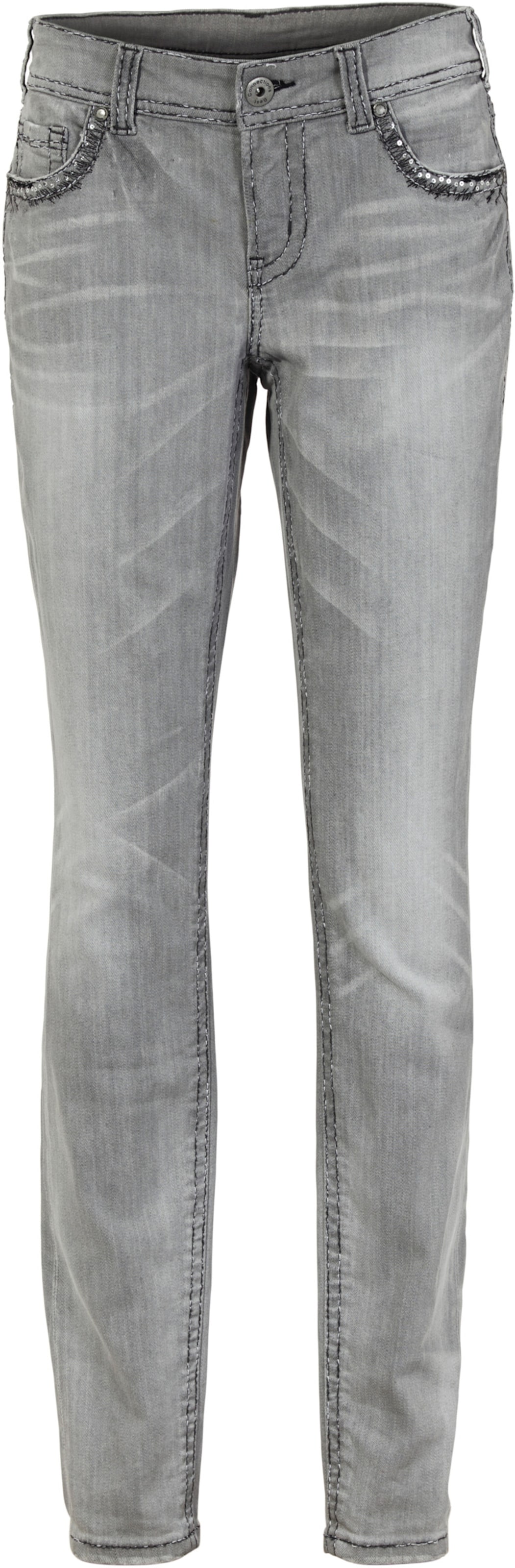 Röhrenjeans in grey denim von heine