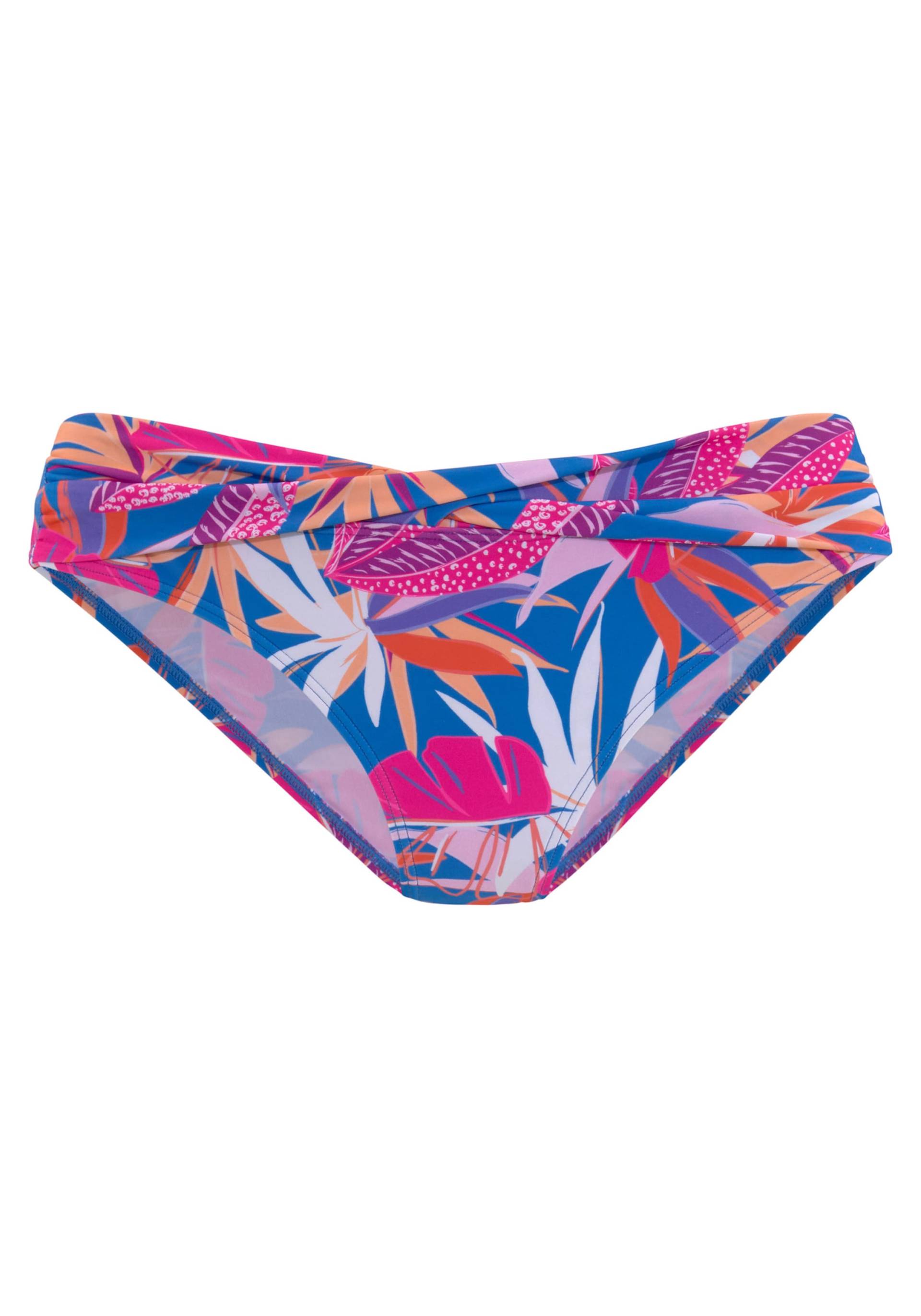 Bikini-Hose in blau-pink bedruckt von Buffalo