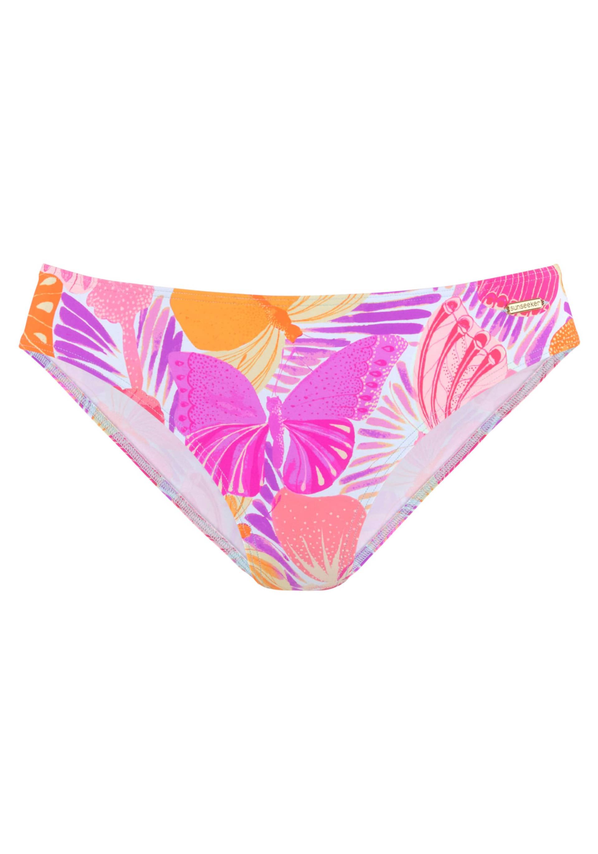 Bikini-Hose in lila-orange von Sunseeker