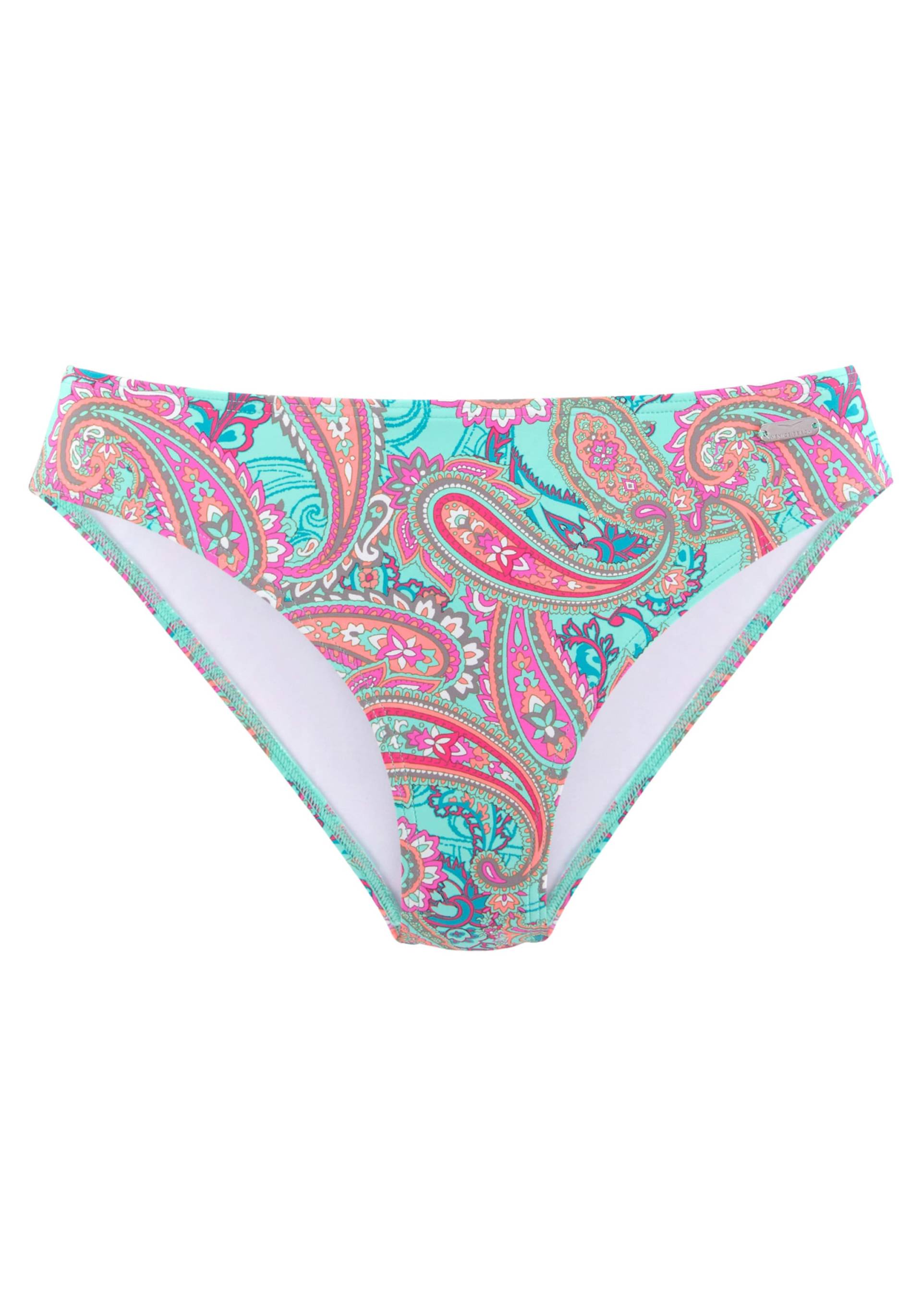 Bikini-Hose in mint-bedruckt von Venice Beach