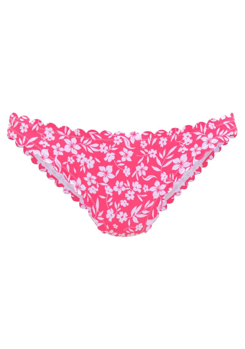 Bikini-Hose in neonpink-weiss von Vivance