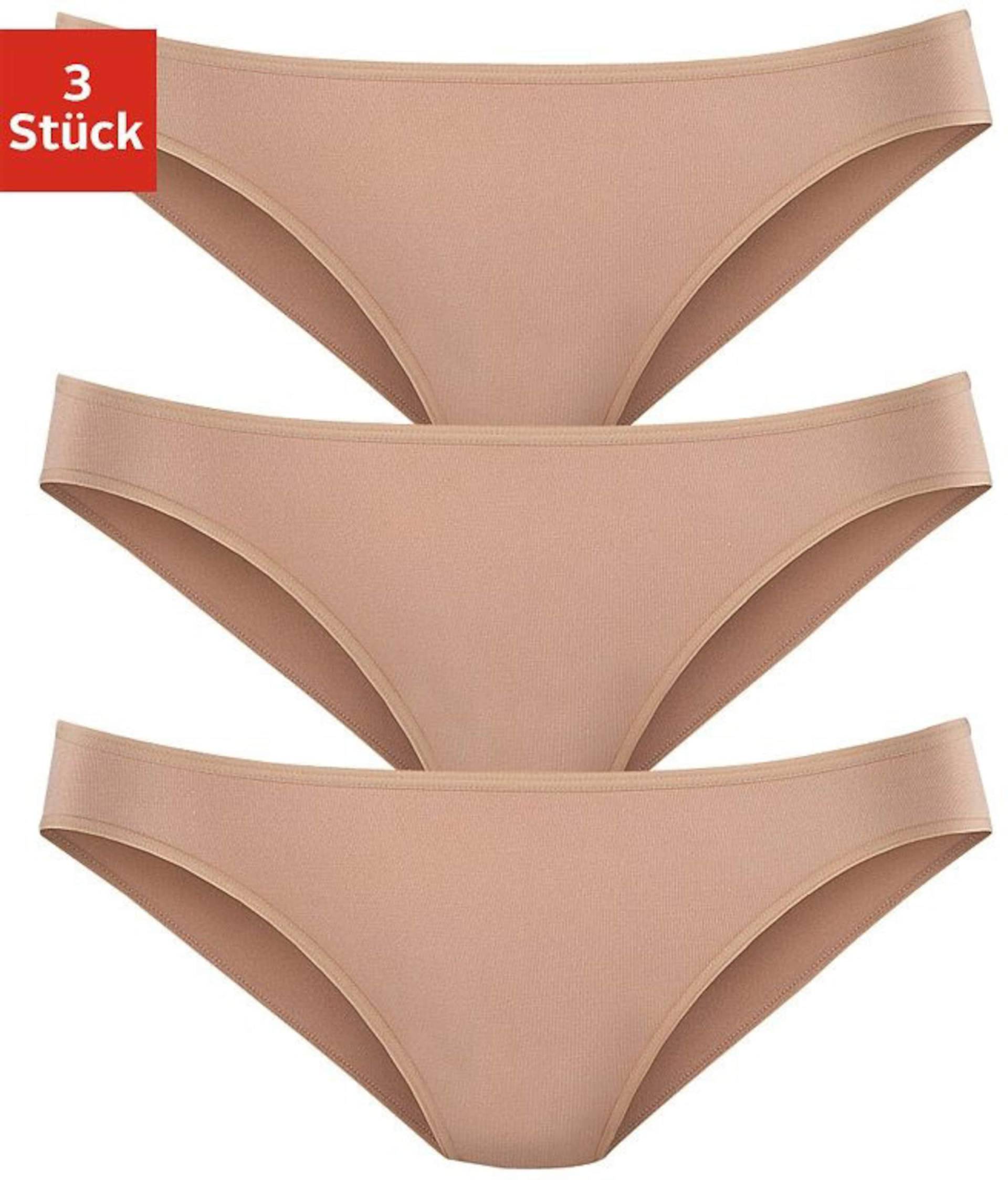 Bikinislip in beige von LASCANA