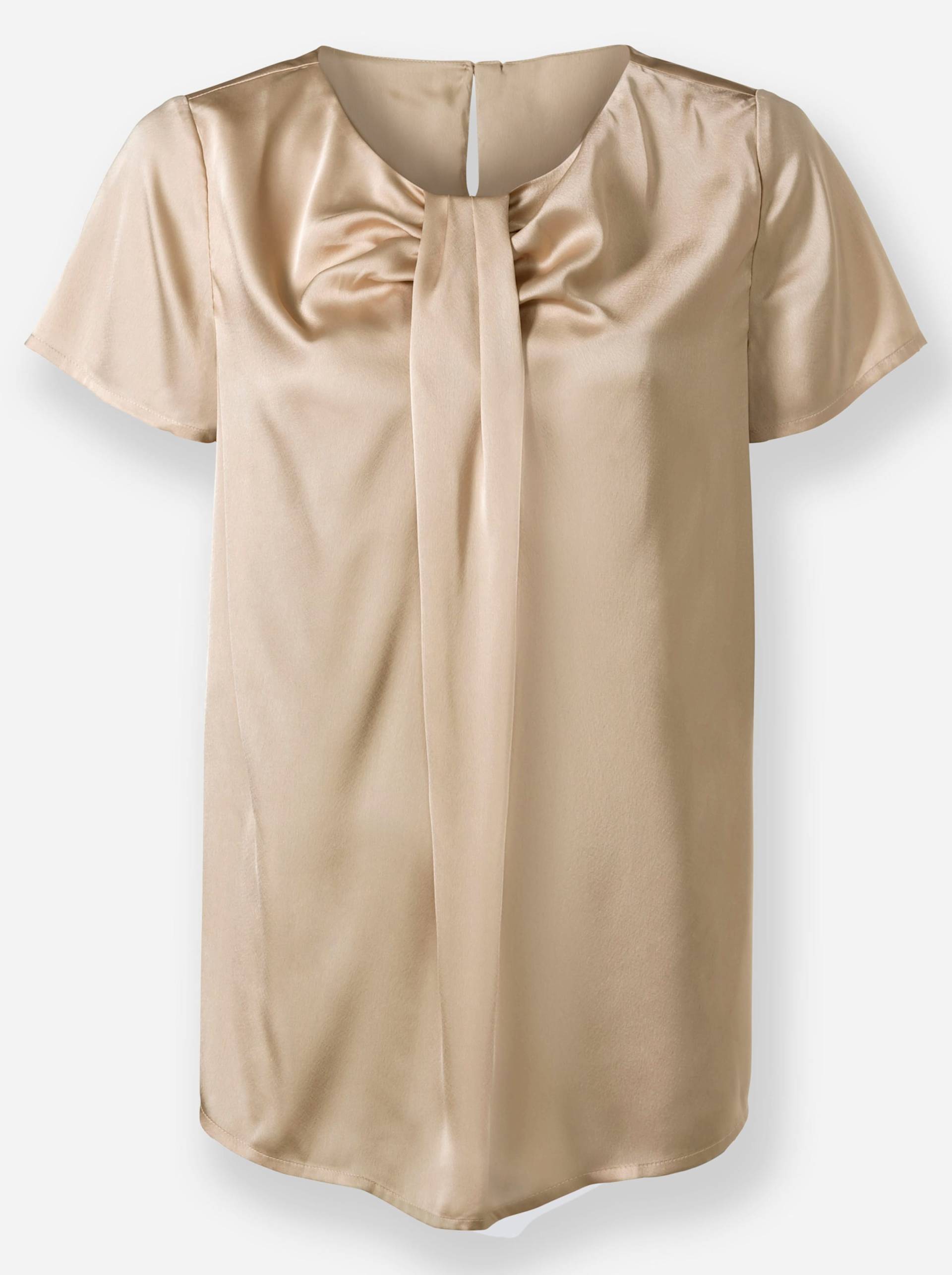 Bluse in beige von heine