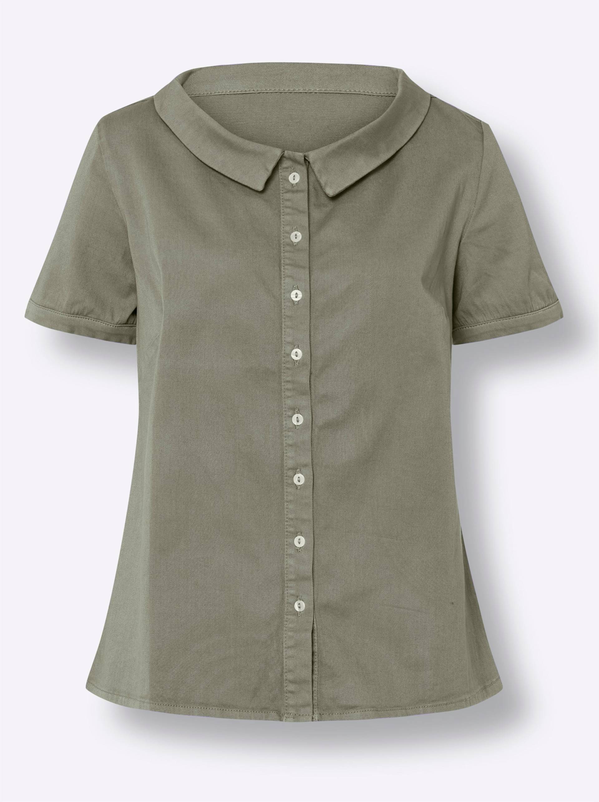 Bluse in khaki von heine