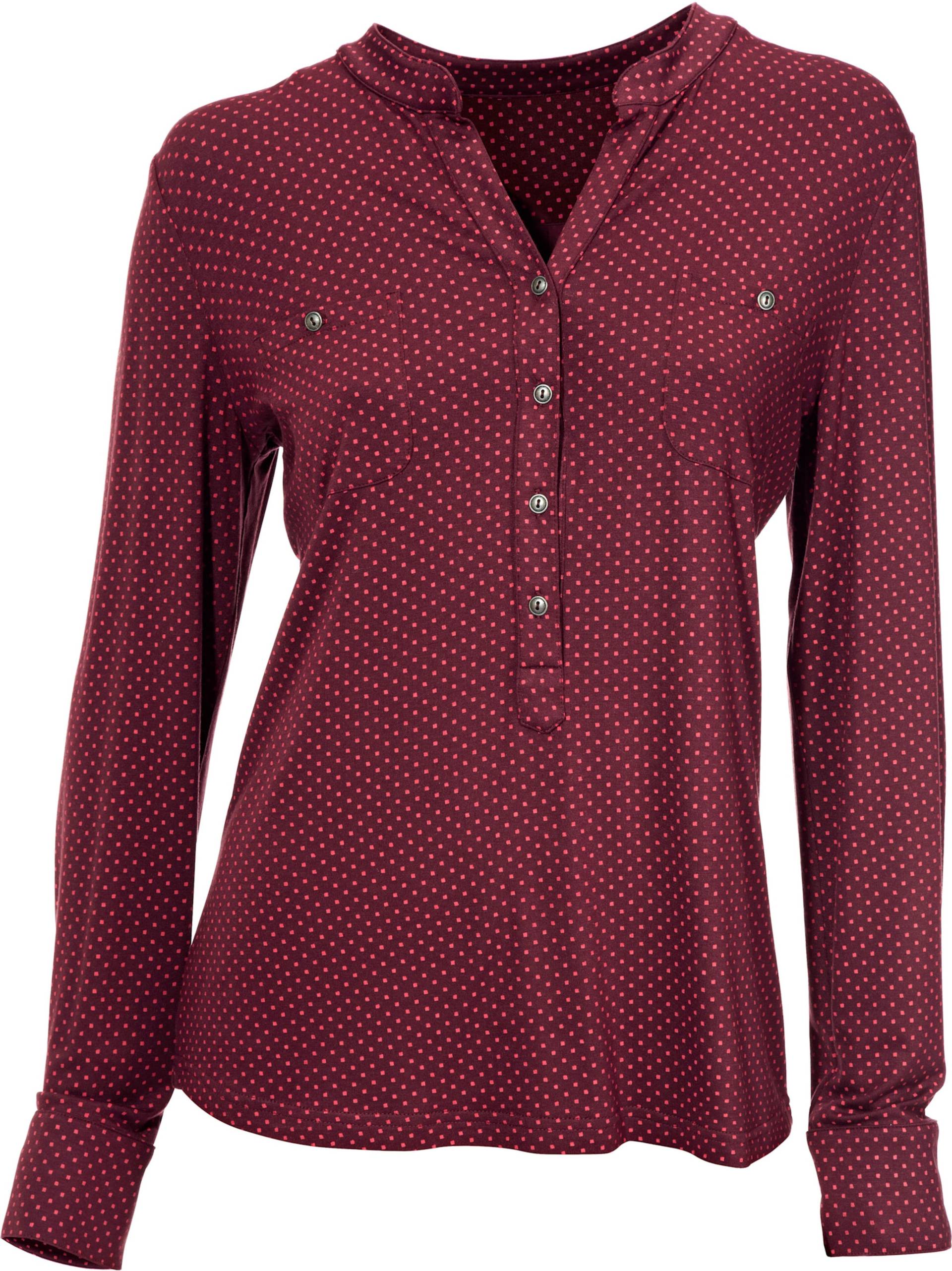 Blusenshirt in bordeaux von heine