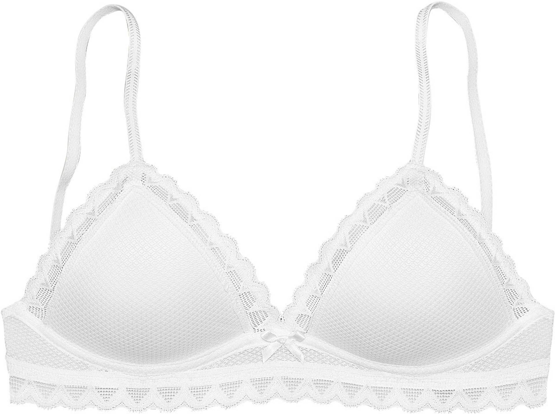 Bralette-BH in weiss von s.Oliver