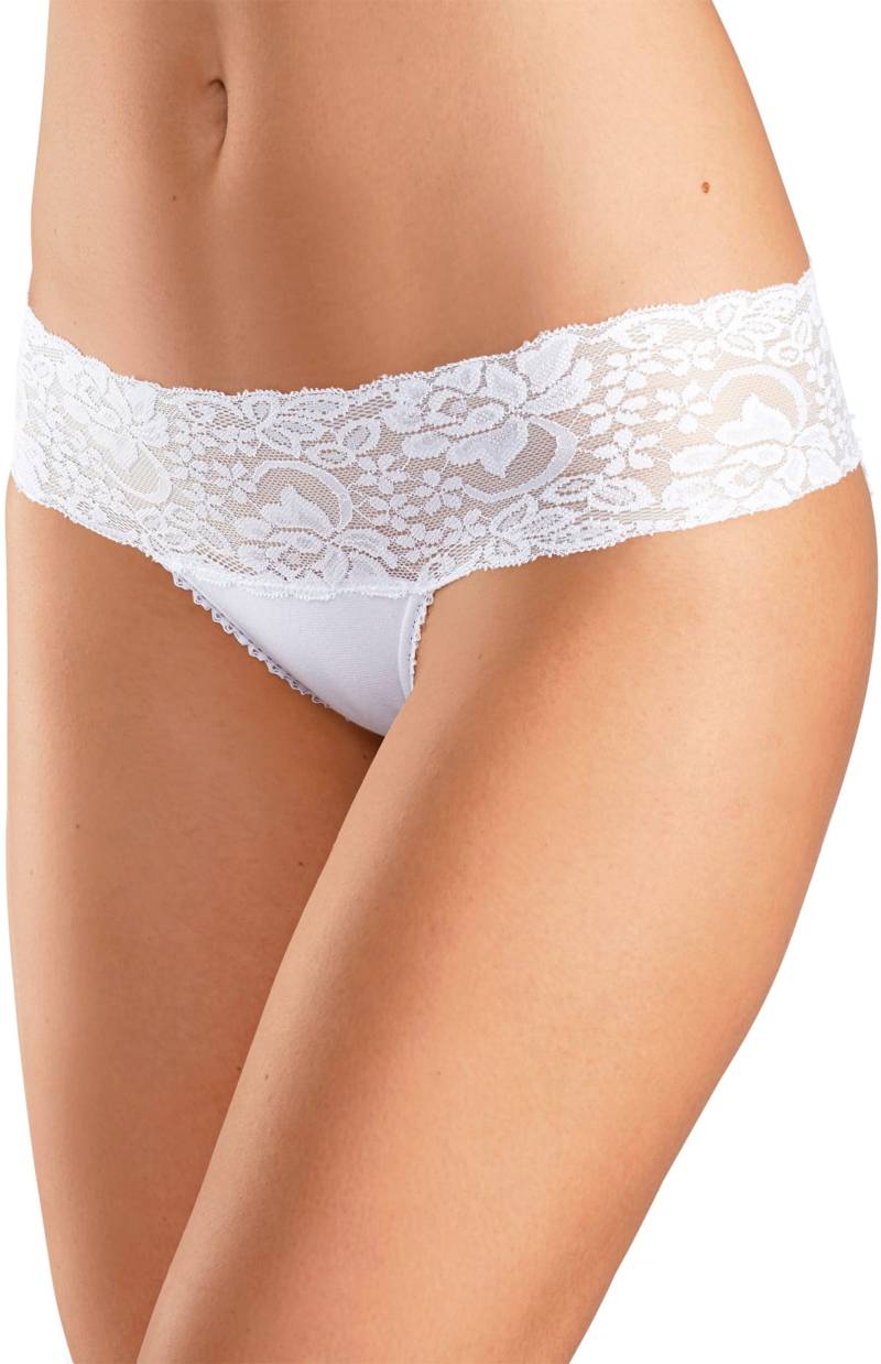 Brasilslip in beige, weiss, schwarz von Vivance