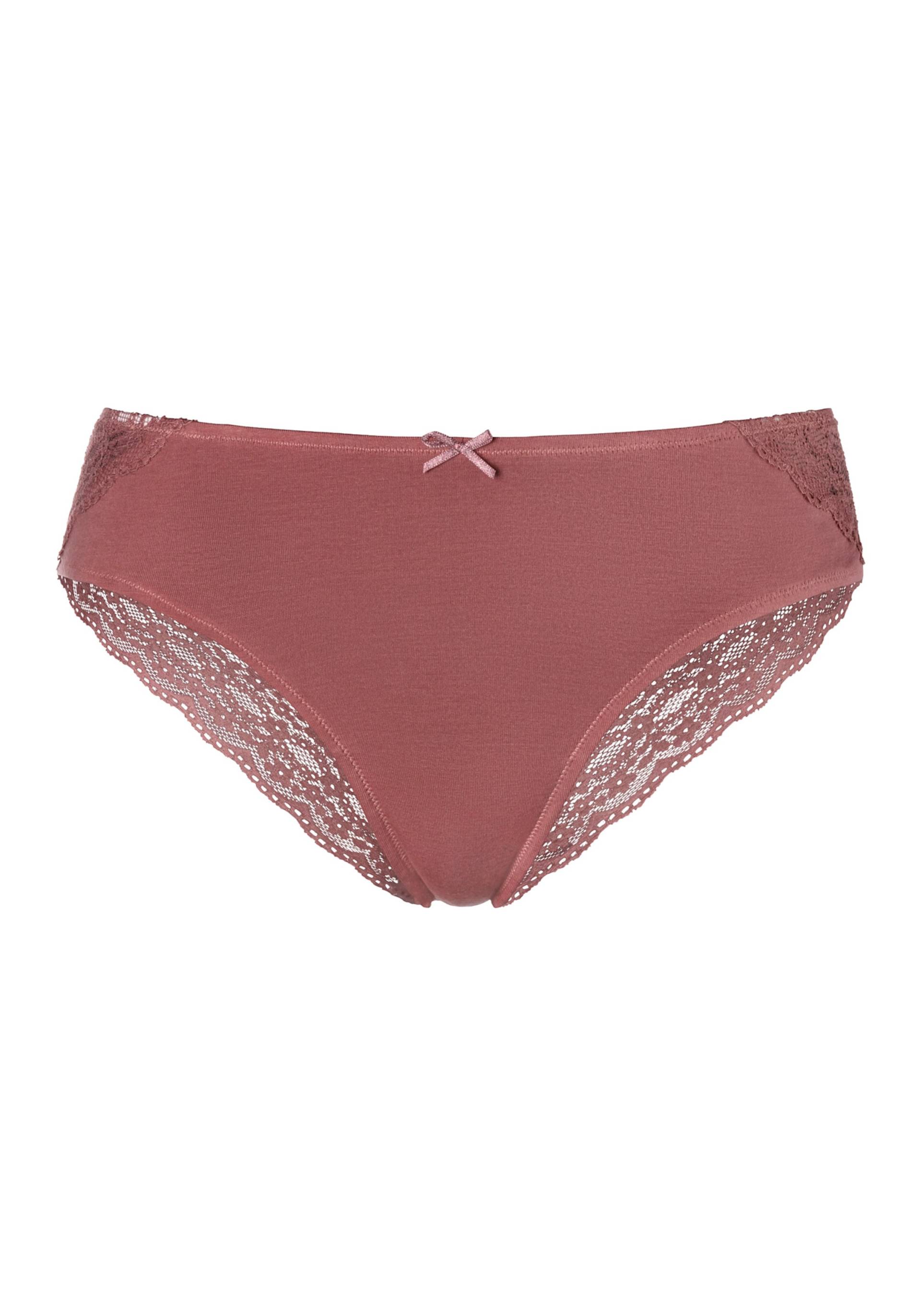 Brasilslip in rosé, beere, mahagoni von Vivance