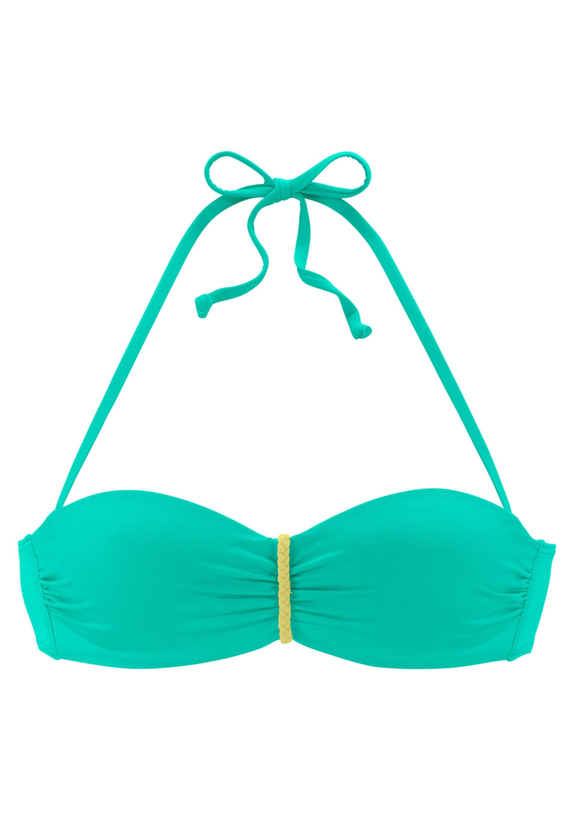 Bügel-Bandeau-Bikini-Top in mint von Venice Beach