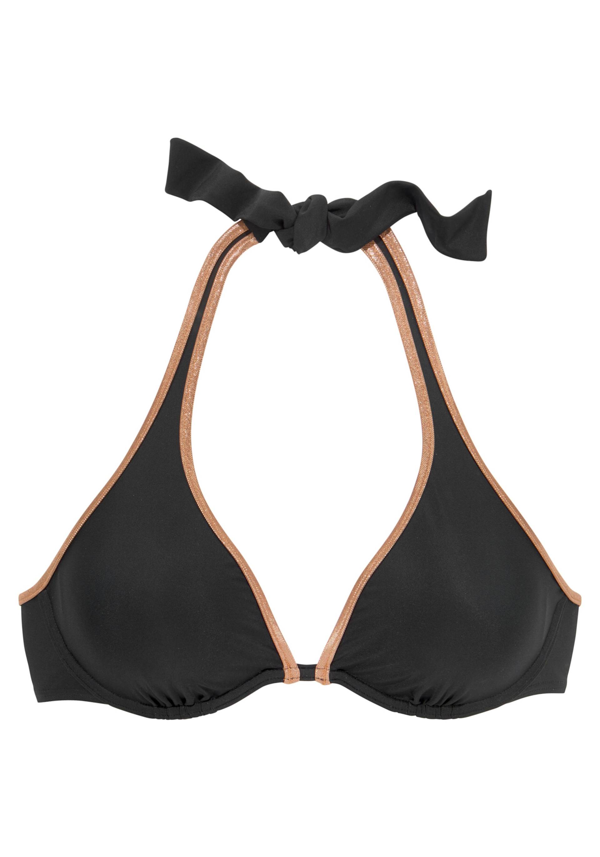 Bügel-Bikini-Top in schwarz von Bruno Banani
