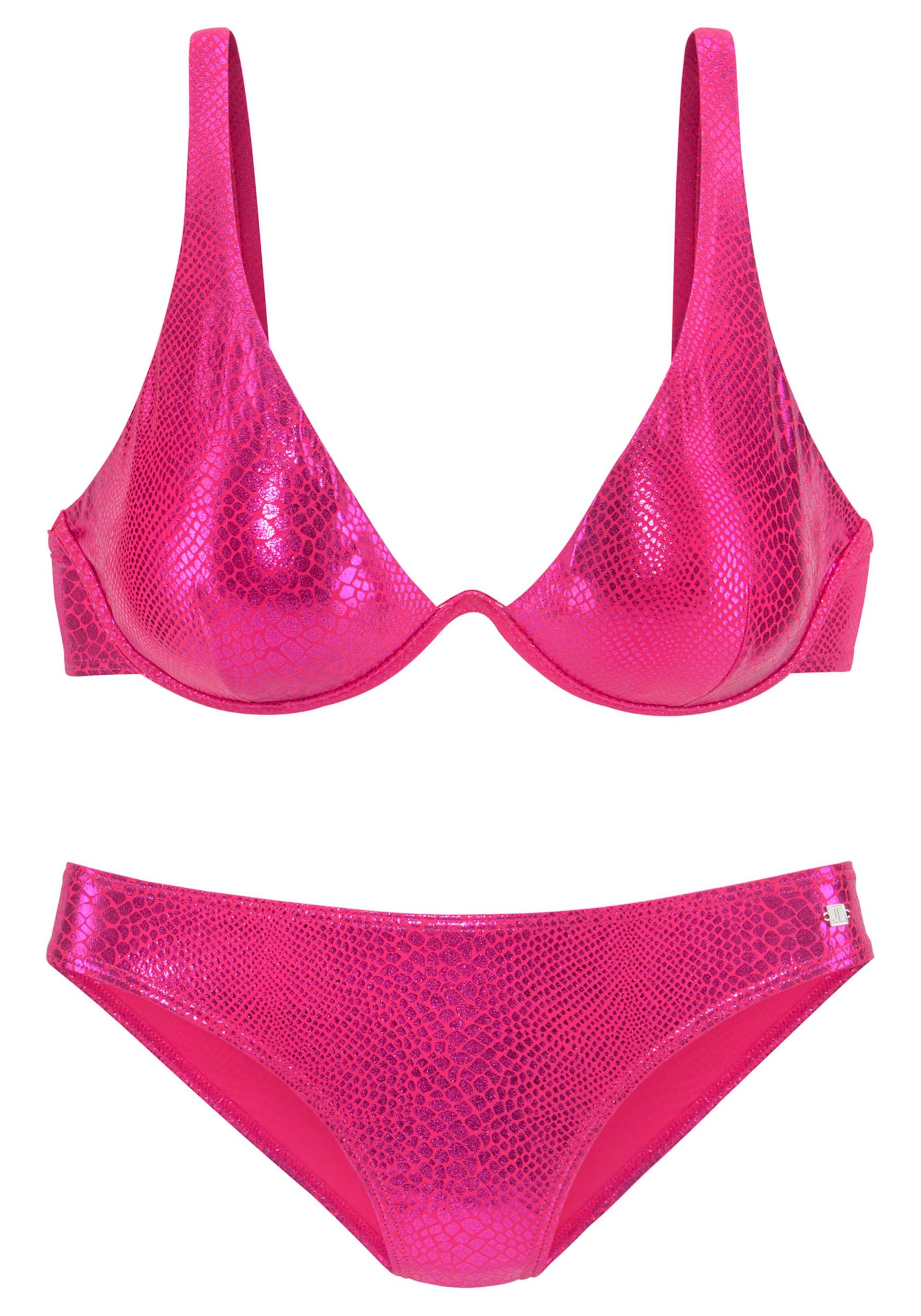 Bügel-Bikini in magenta von JETTE