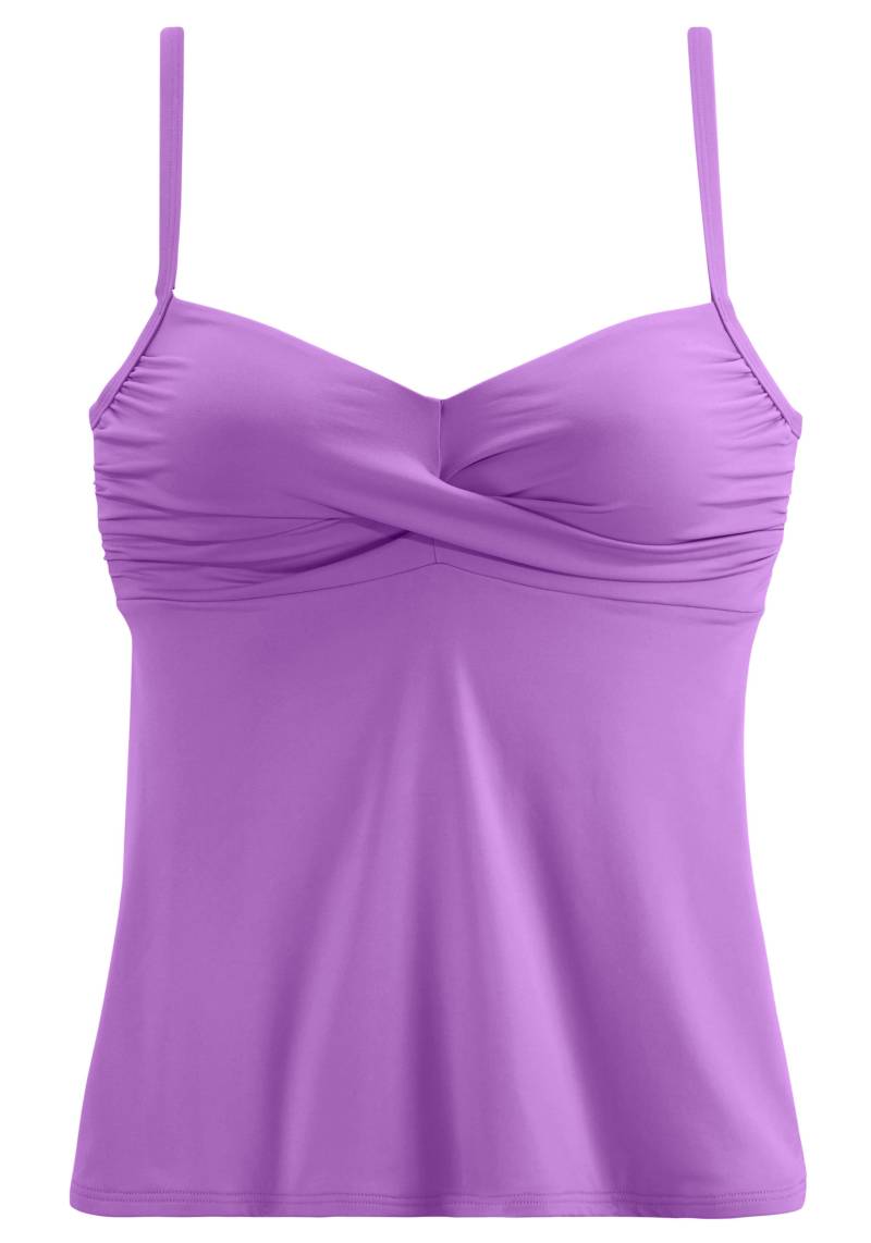 Bügel-Tankini-Top in lila von s.Oliver