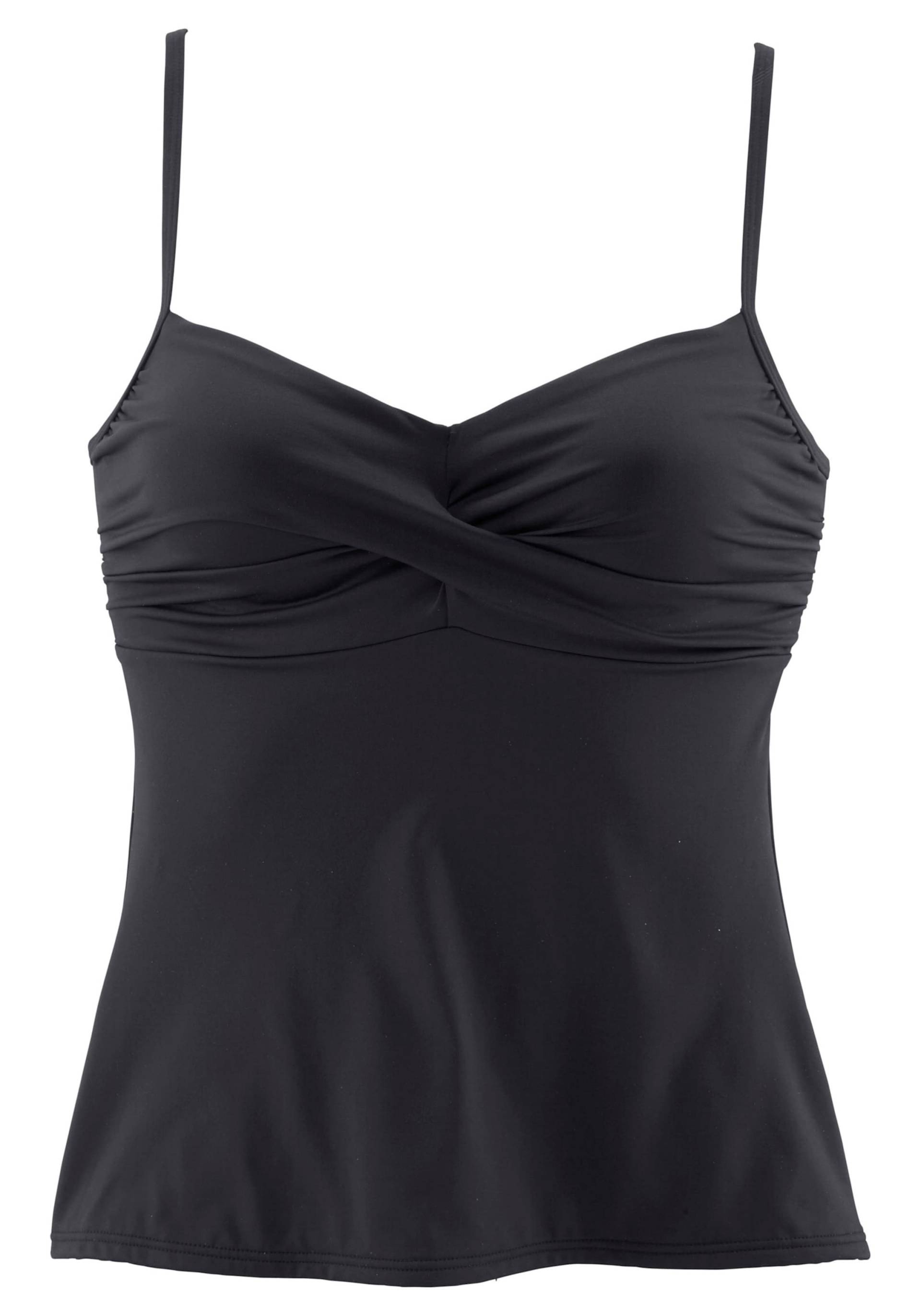 Bügel-Tankini-Top in schwarz von s.Oliver