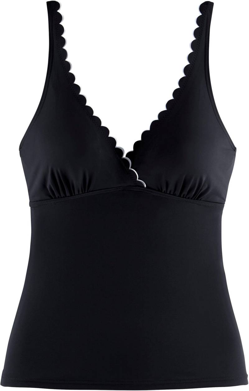 Bügel-Tankini-Top in schwarz-weiss von LASCANA