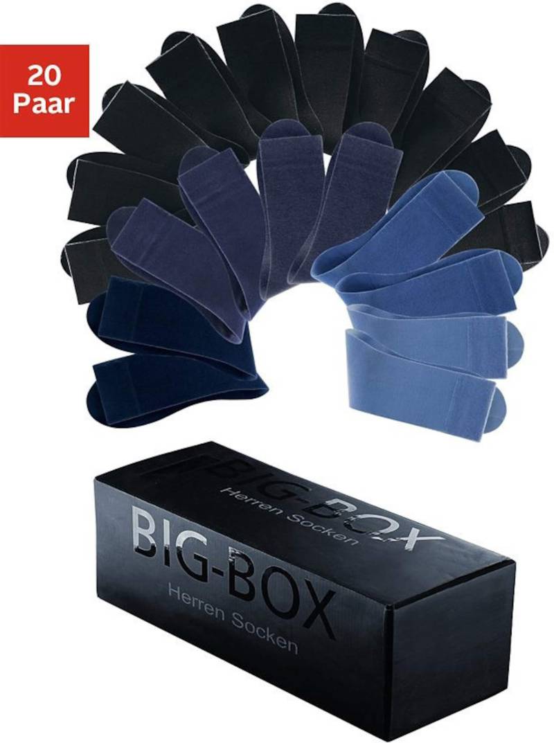 Businesssocken in 10x schwarz, 10x blau von H.I.S