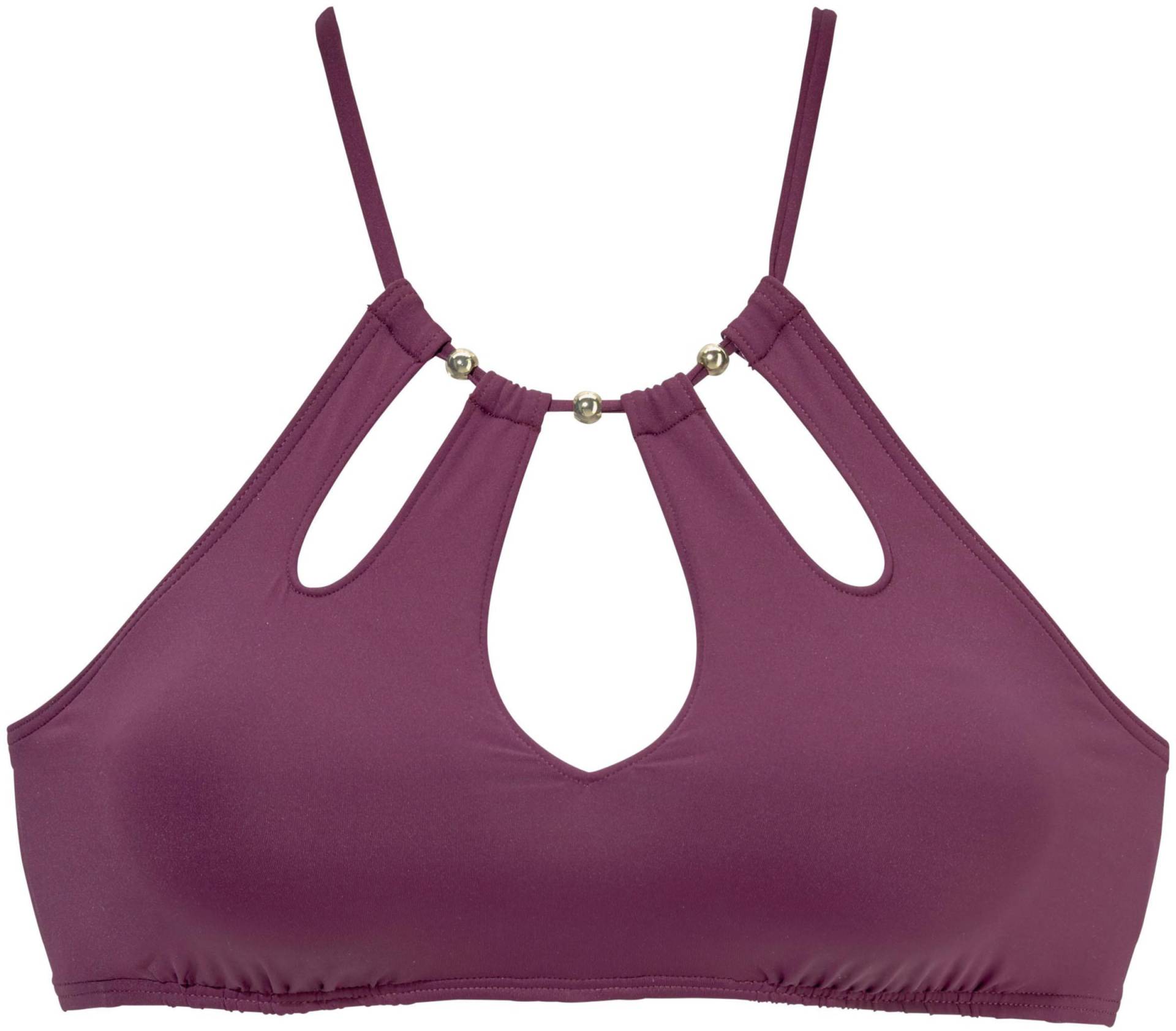 Bustier-Bikini-Top in bordeaux von LASCANA