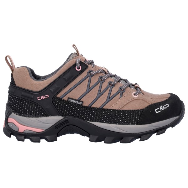 CMP - Women's Rigel Low Trekking Shoes Waterproof - Multisportschuhe Gr 37 schwarz von CMP