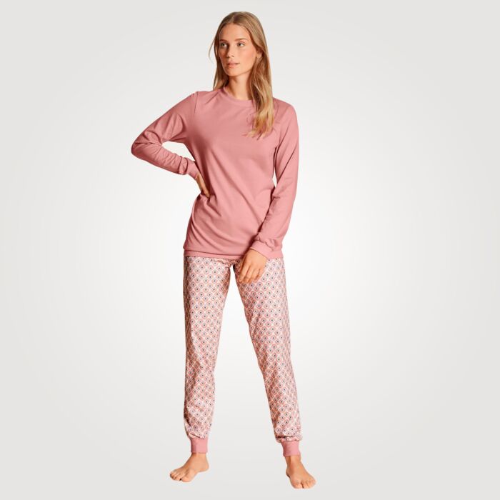 Calida Damen Pyjama, lachs, XS von Calida