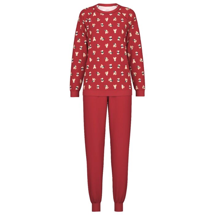 Calida Langarm Pyjama, rot, S von Calida