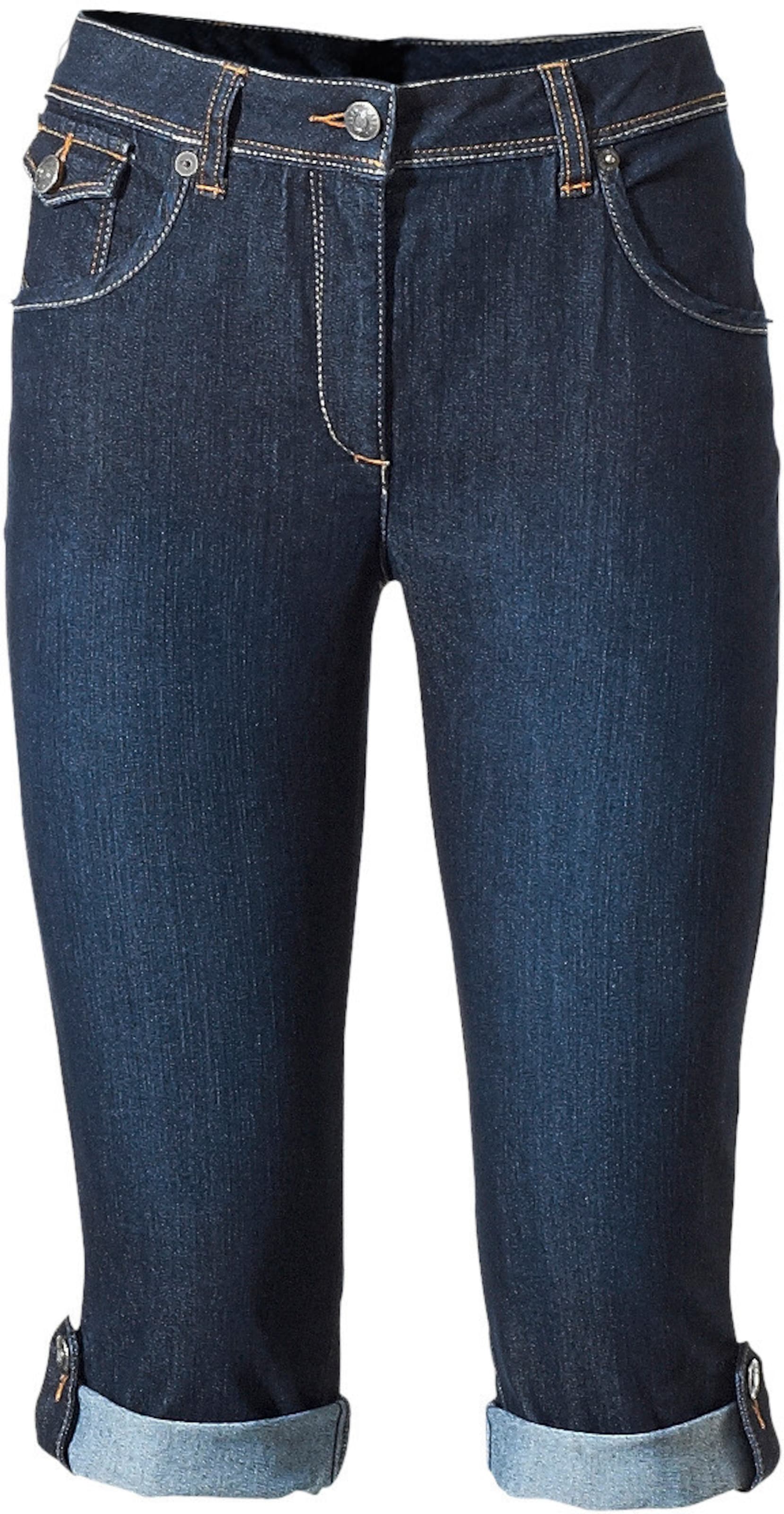 Capri-Jeans in blue stone von heine