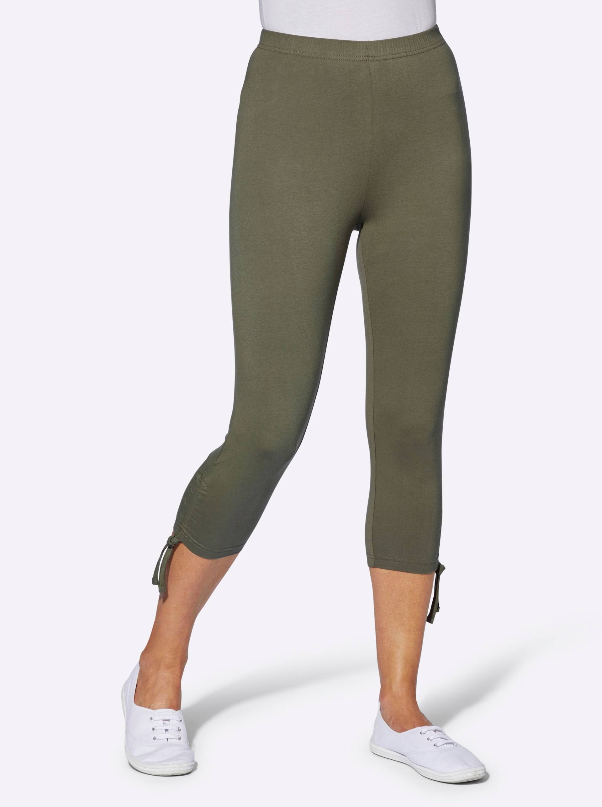 Caprileggings in khaki von heine