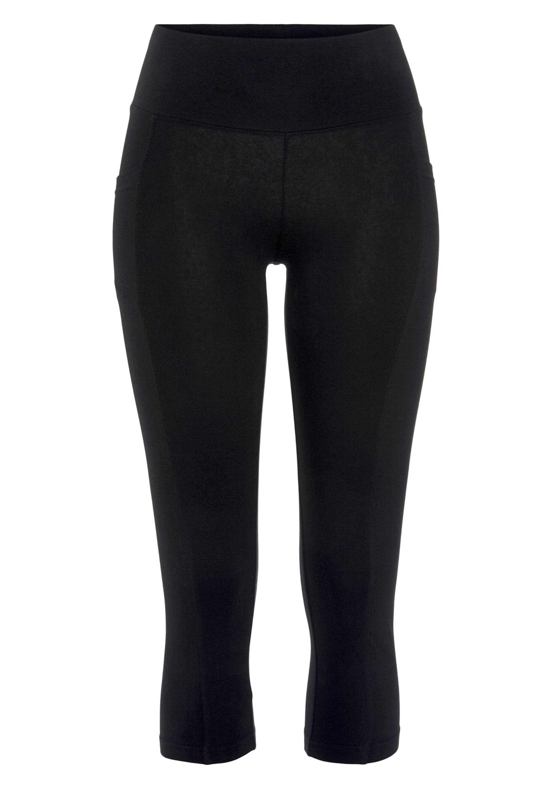 Caprileggings in schwarz von Vivance