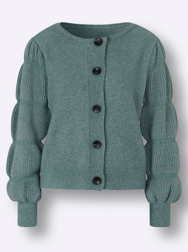 Cardigan in jade von heine