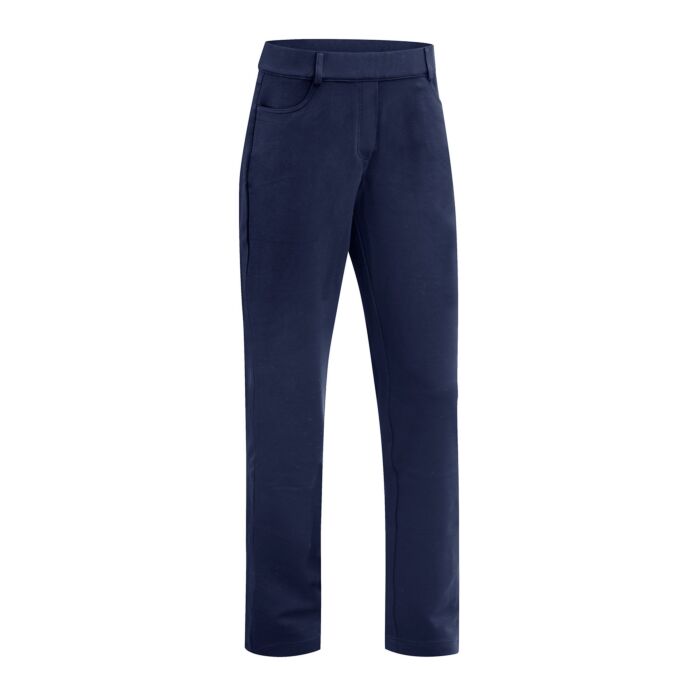 Casual Damen Hose mit Gurtschlaufen, marine, 38 von Edi Müller