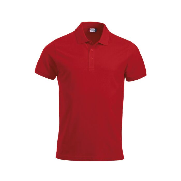 Clique Poloshirt Unisex, rot, M von Clinique