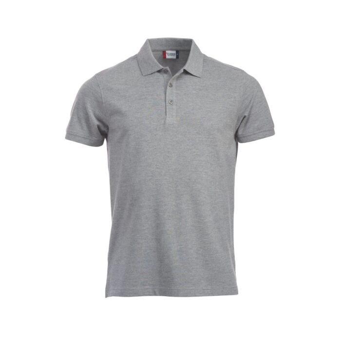 Clique Poloshirt Unisex, grau meliert von Clinique