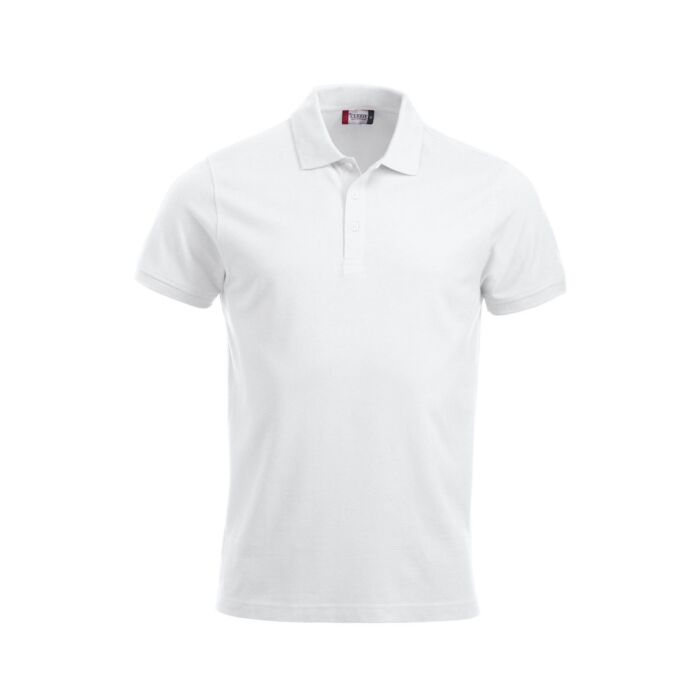 Clique Poloshirt Unisex, weiss, M von Clinique