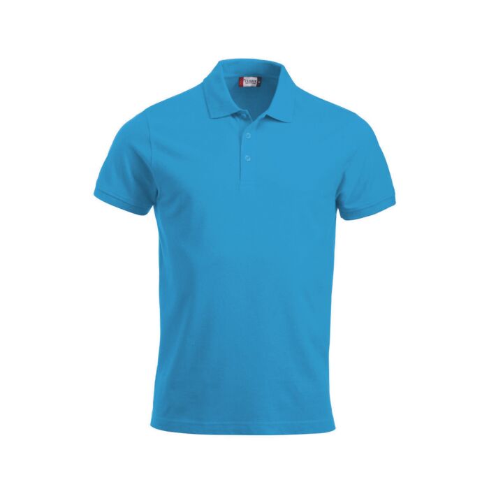 Clique Poloshirt Unisex, türkis, M von Clinique