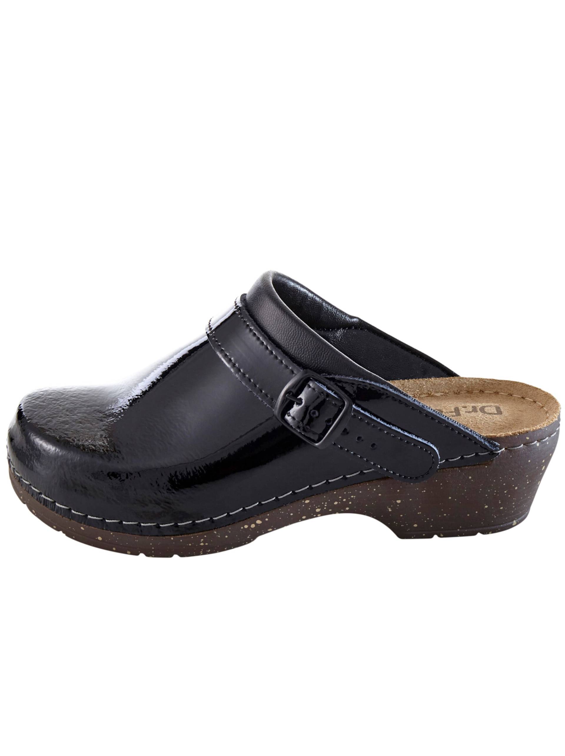 Clog in schwarz von Dr. Feet