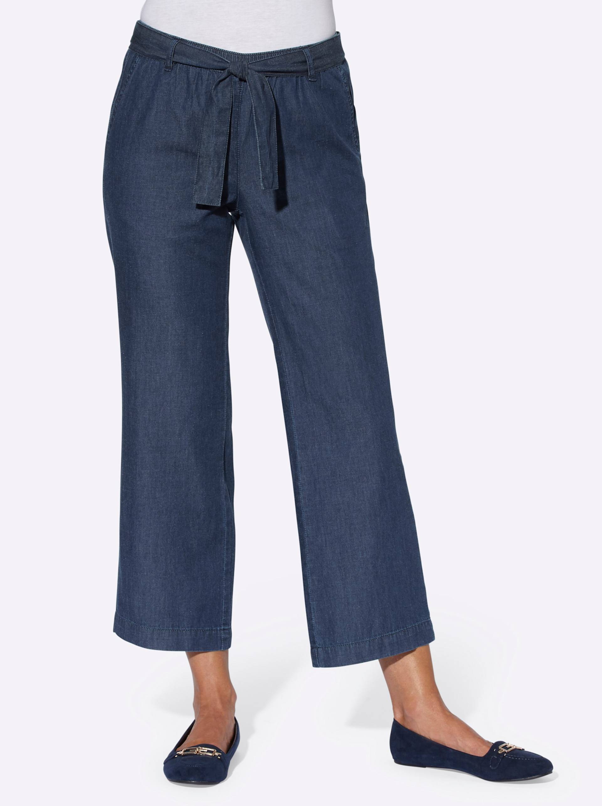 Culotte in blue-stone-washed von heine