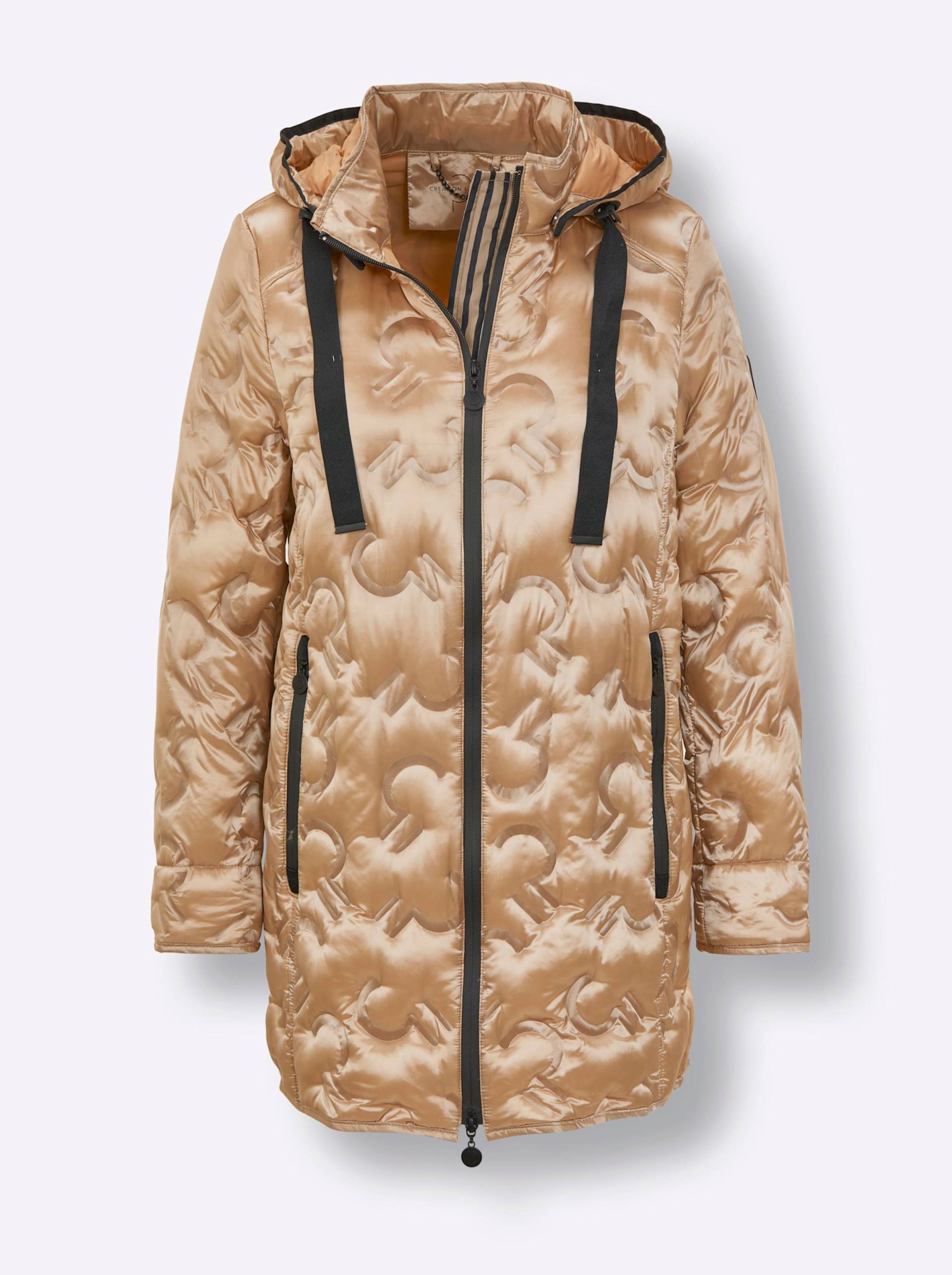 Daunen-Jacke in beige von CREATION L PREMIUM