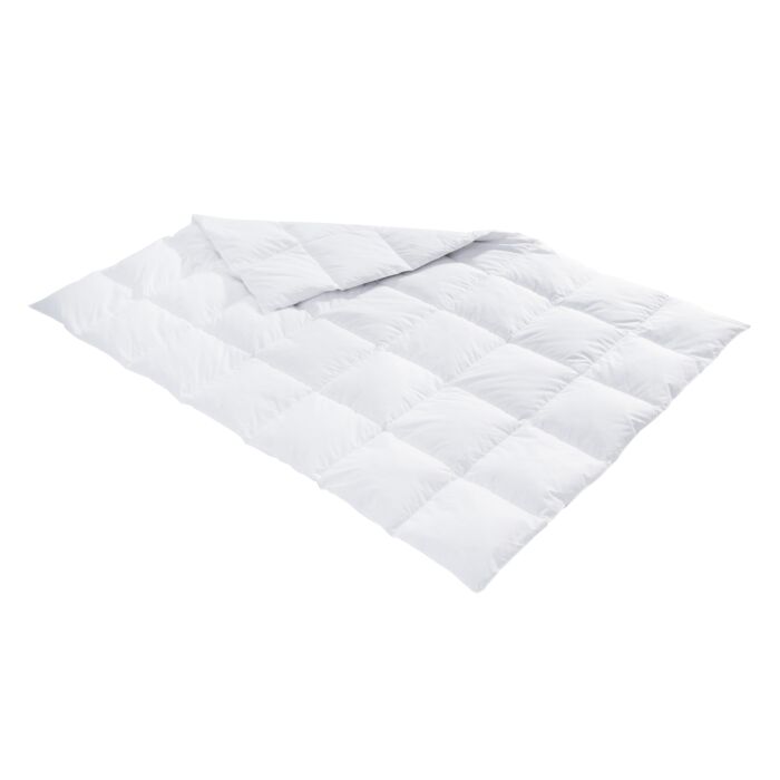 Daunenduvet Caro Thea Clima medium, weiss, 160x210 cm von Billerbeck