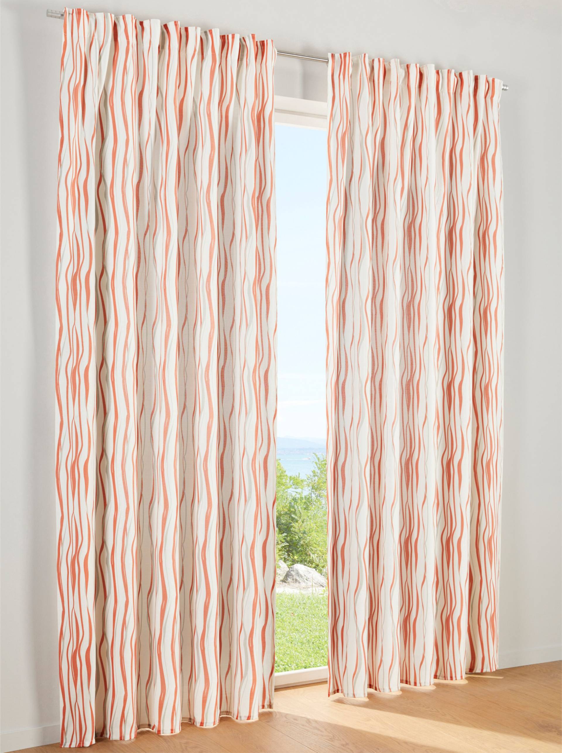 Dekoschal in offwhite-orange von heine home