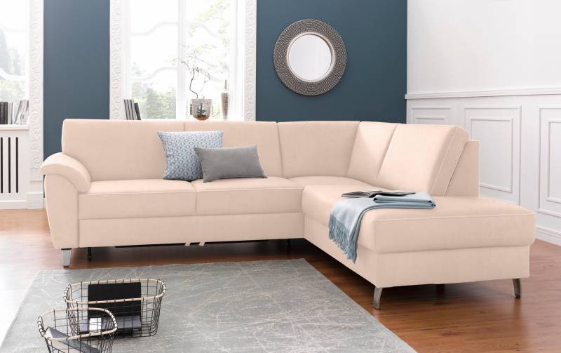 sit&more Ecksofa »Texel L-Form«, mit Federkern, wahlweise mit Bettfunktion und Bettkasten sit&more Ecksofa »Texel L-Form«, mit Federkern, wahlweise mit Bettfunktion und Bettkasten von sit&more