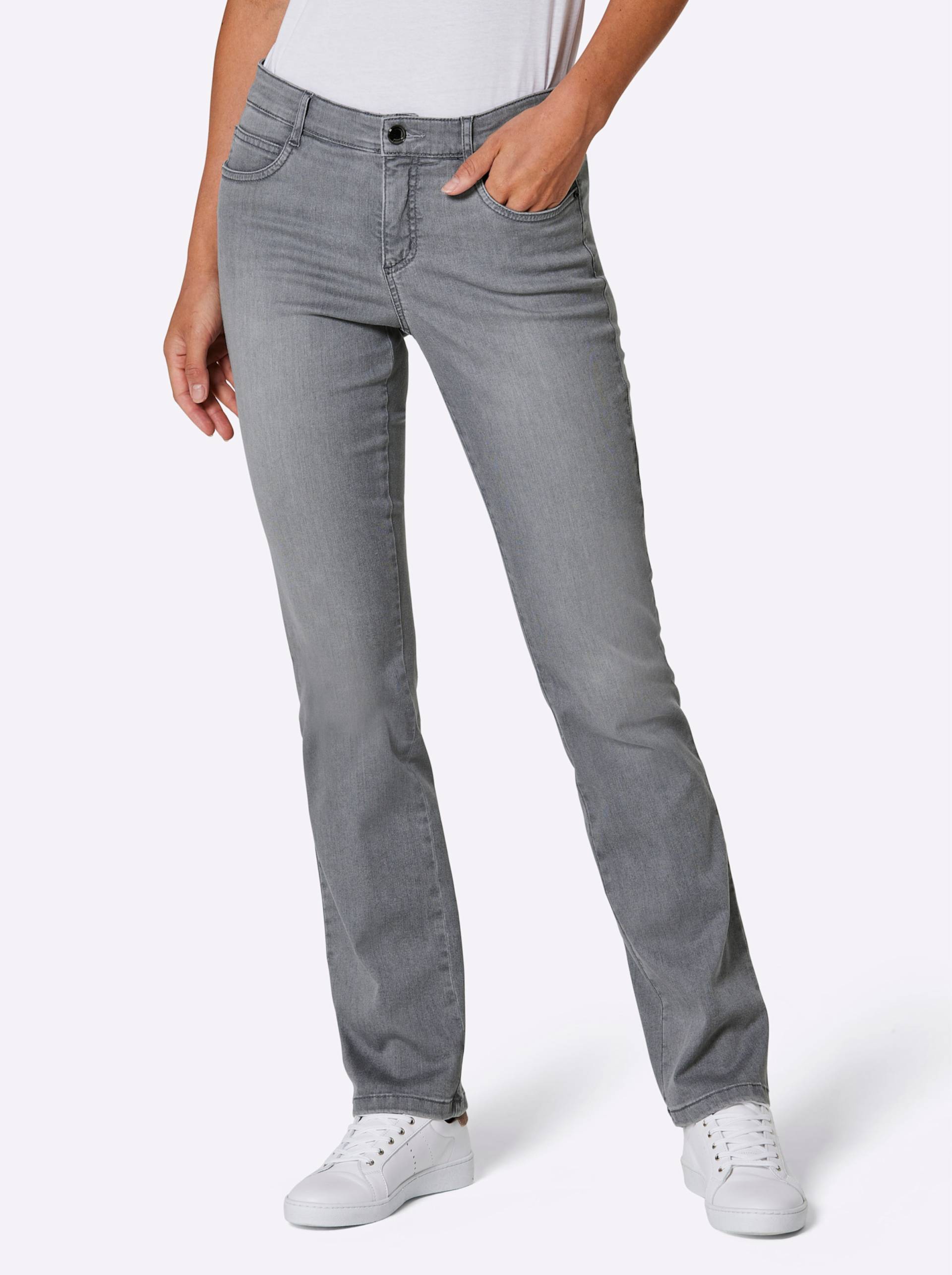 Edel-Jeans in grey denim von CREATION L PREMIUM