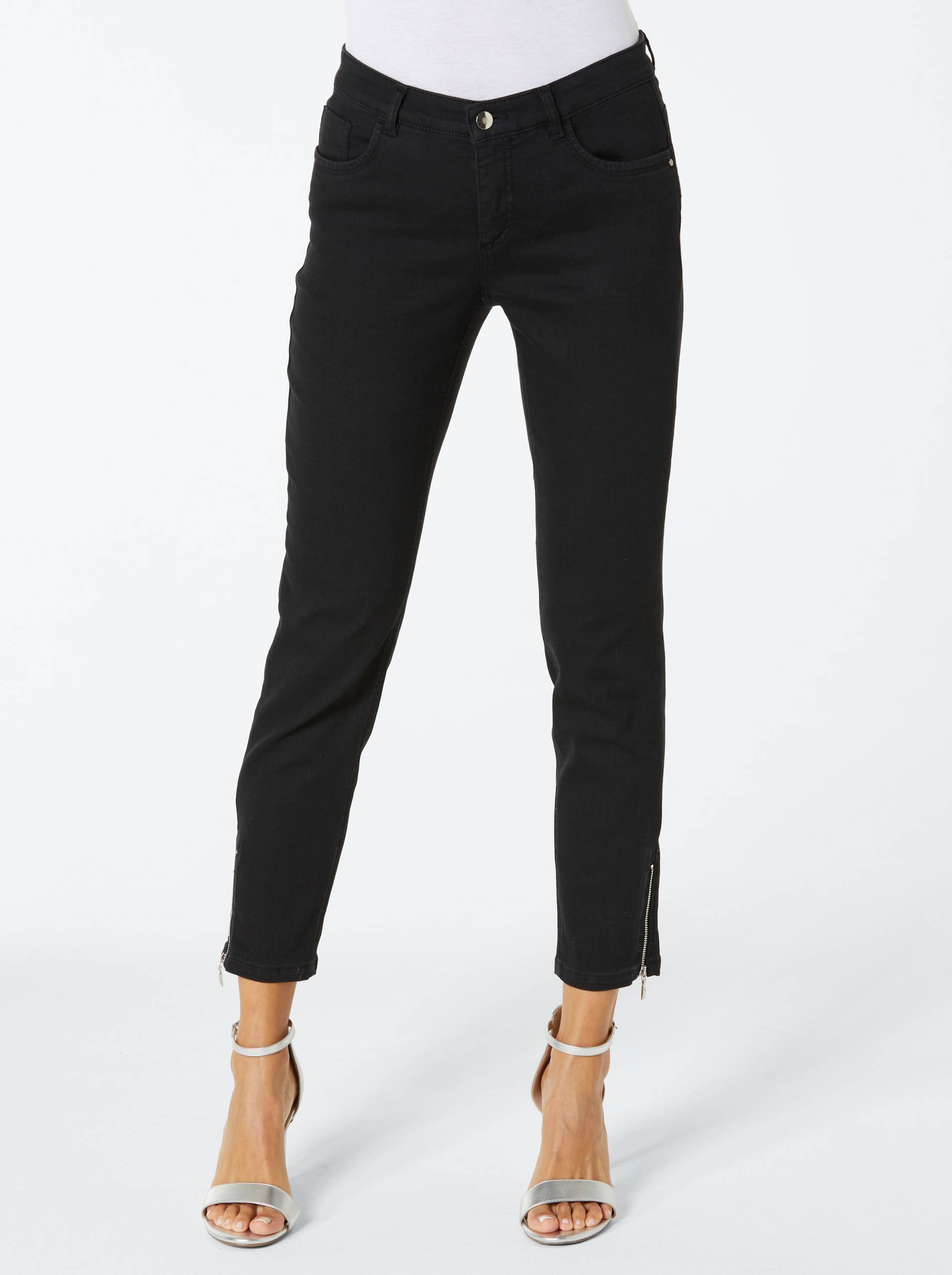 5-Pocket-Jeans in schwarz von CREATION L PREMIUM