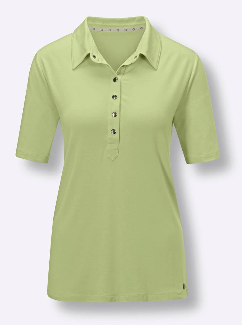 Edel-Viskose-Poloshirt