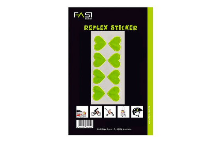 Fasi Fasi Reflex-Sticker Herzen Reflektor von FASI